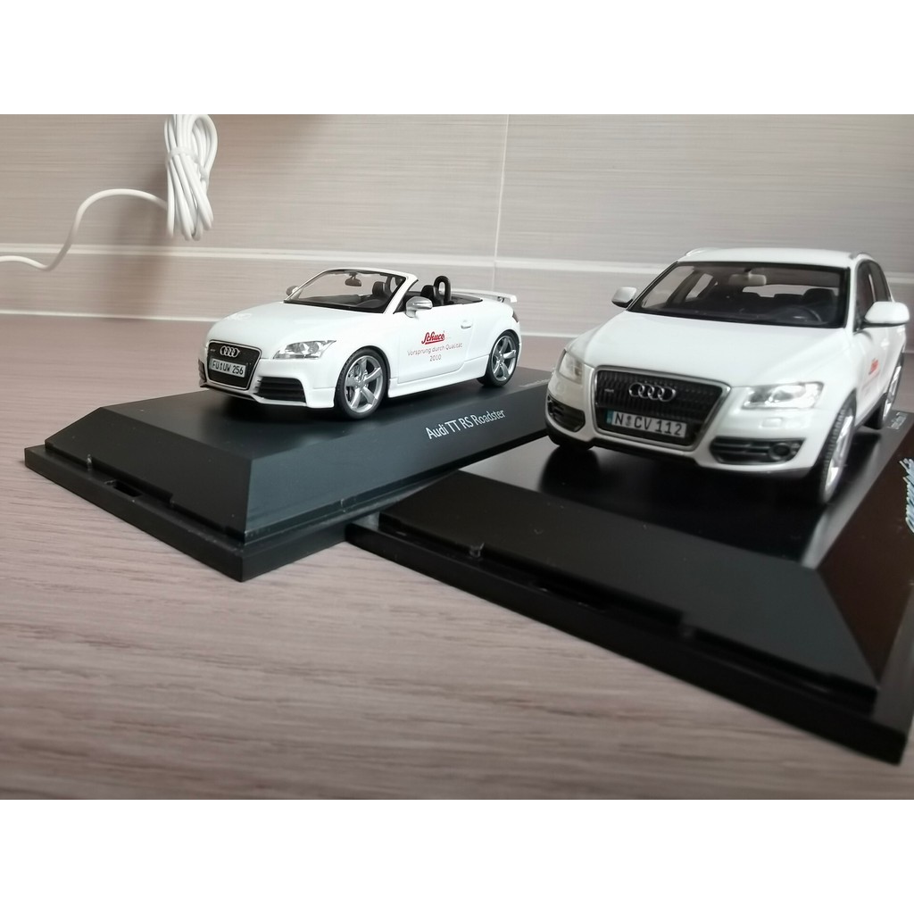 1/43 Audi tt q5 schuco Logo schuco schuco Rare Logo Car Model tt Good Products q5 Car Model มีข้อบกพ