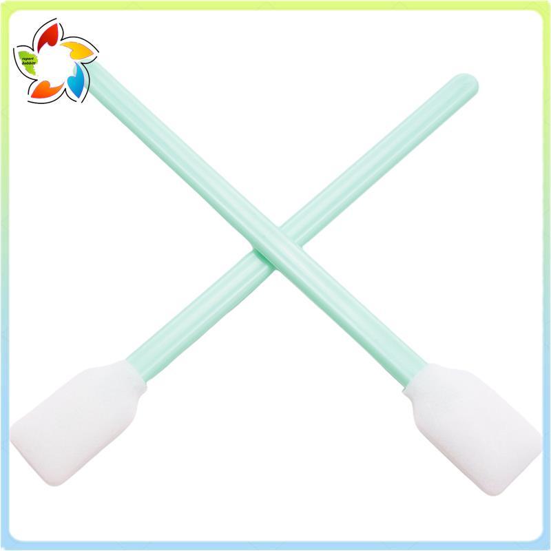 50 ชิ้นฟองน้ําหัวทําความสะอาดทําความสะอาด Swab เลนส์กล้องเครื่องพิมพ์อิงค์เจ็ท Swabs