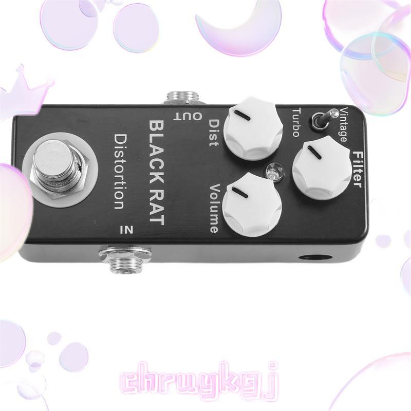 Black RAT Distortion Mini Guitar Effect Pedal chruykgj.th