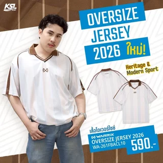 ใหม่!! WARRIX Oversize Lifestyle Jersey 2026 เสื้อโอเวอร์ไซส์ เสื้อกีฬาทรงโอเวอร์ไซส์ WA-261FBACL10