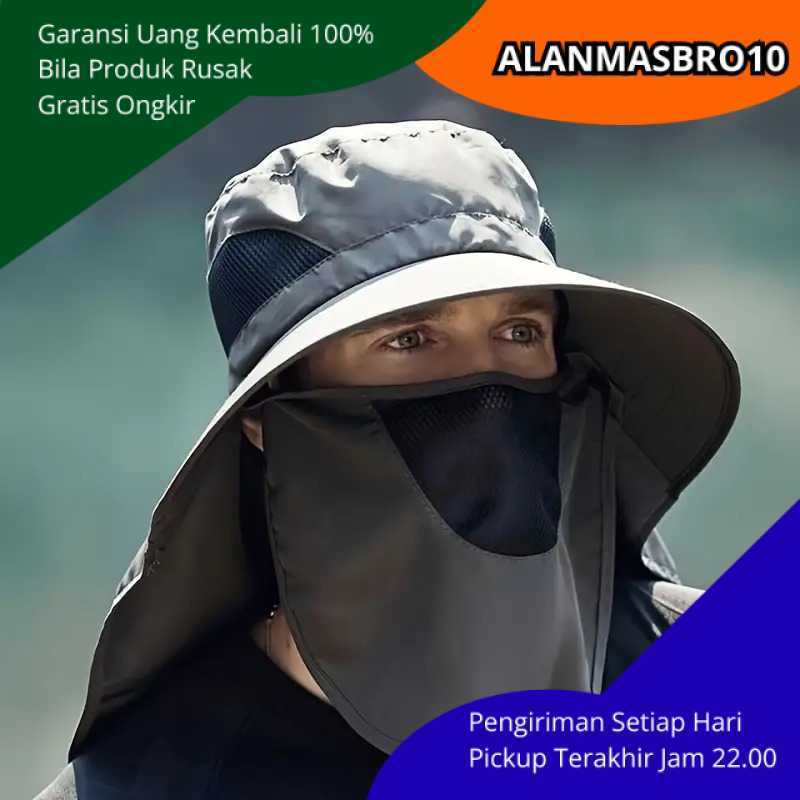 กลางแจ้ง Rimba Boonie หมวก Anti-UV กันน้ําน้ําหนักเบาวัสดุไนลอน Anti-Hot ตาข่ายเหมาะสําหรับตกปลาเดิน