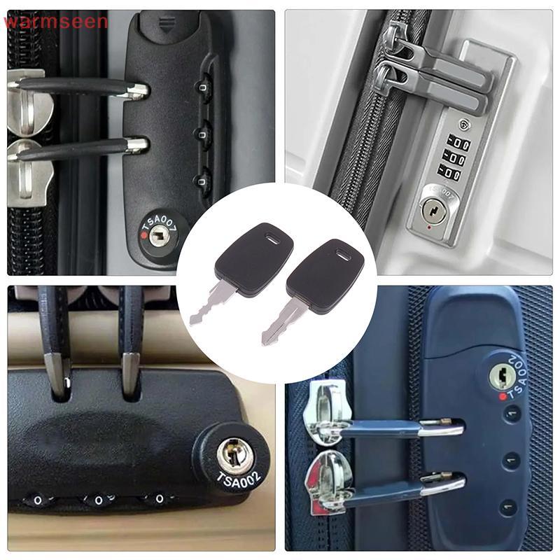 (อบอุ่น) 2 ชิ้น 007 คีย์ 002 คีย์ Master กระเป๋าเดินทาง Lo Keyspatible พร้อมรหัสผ่านกระเป๋าเดินทาง T