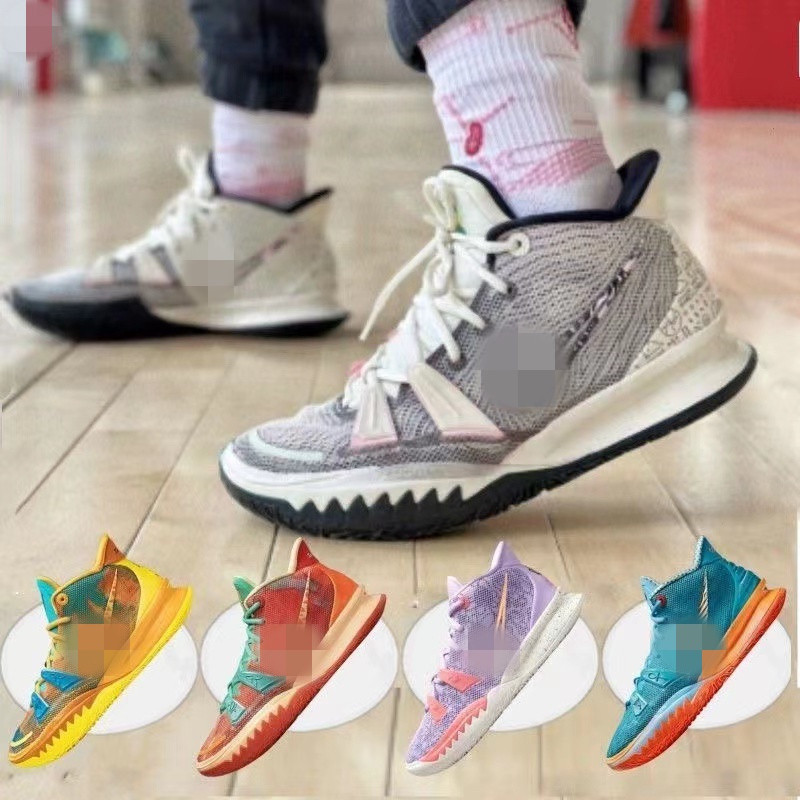 Kyrie 7 Irving 7th Generation Mens Womens Shoes Wear-Resistant Anti-Slip Cushioning Sports Shoes Pra