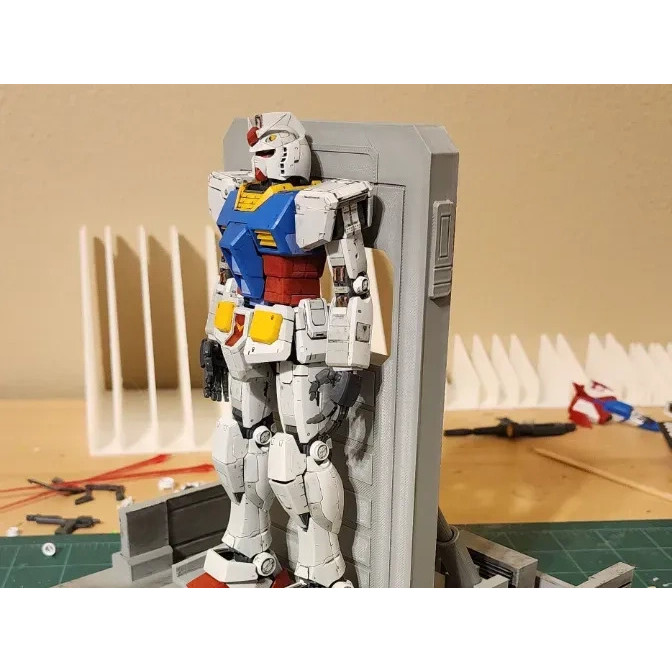 [Meow.sensei] RX-78-2 MG กันดั้มแขวนและฉากส่งสัญญาณ