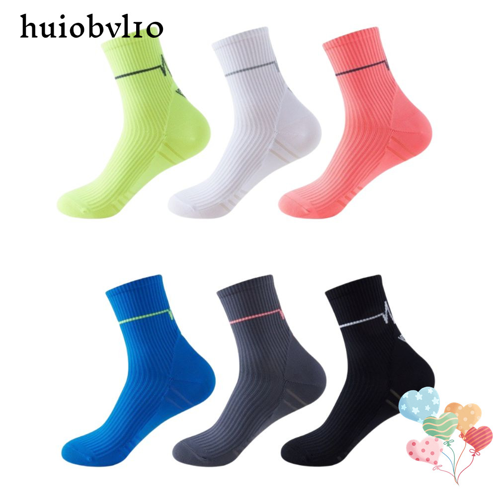 ถุงเท้าจักรยาน HUOBI WVT สำหรับเสือภูเขาและการแข่งขัน ออกแบบระบายอากาศและลดความชื้น