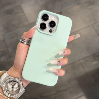 เคสไอโฟน 16 สำหรับ iPhone 15 13 12 11 Pro Max X XR XS Max 8 16 7 15 Plus 15 16 Pro ปกหนังลายพื้นผิวขั้นสูงสีทึบเรียบง่าย