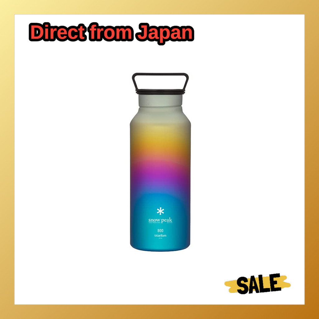 Direct From Japan snow peak [with sticker] Aurora Bottle 800 Blue TW-800-BL