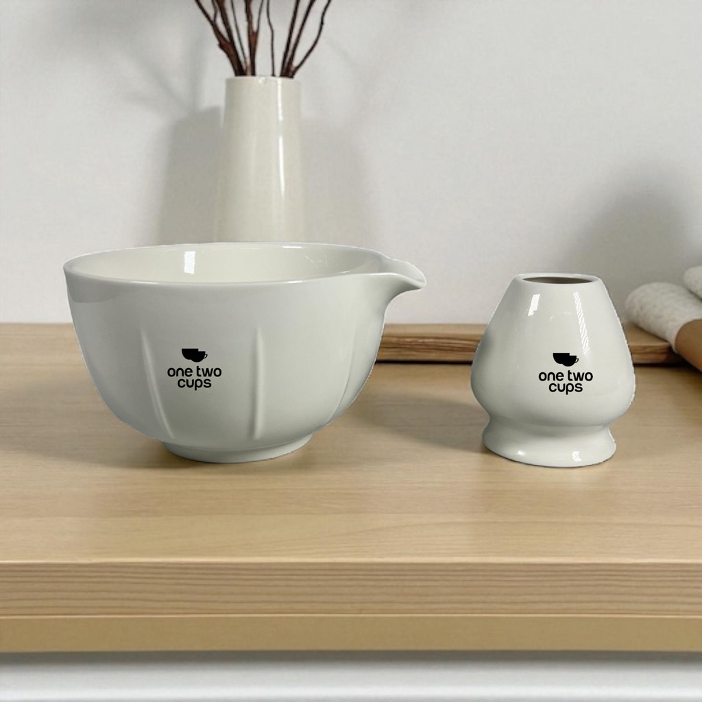 Primal One Two Cups Cwan Chasen Stand ชามมัทฉะญี่ปุ่น 420ml คุณภาพ0.1