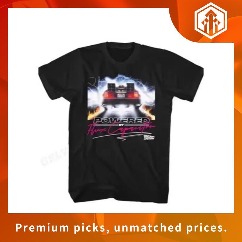 PG 73 Back To The Future 2 เสื้อยืด ลายเมะ ตูน เกม ซีรี่ย์ สีดำ สกรีนแน่น ผ้านุ่ม cotton100% S M L X