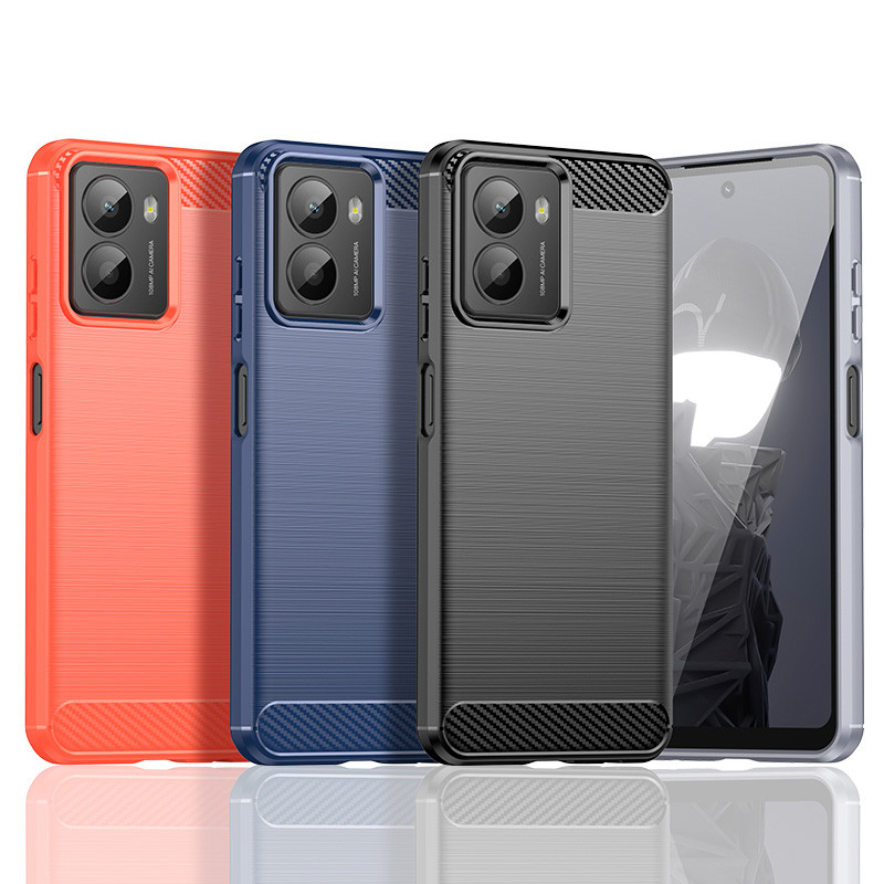 สําหรับ HMD Fusion / Barca Fusion Ultra Slim Brushed Texture กันกระแทก Soft TPU Case Cover