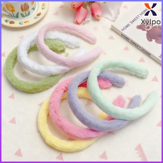 Xylpo ที่คาดผมสีทึบสีลูกกวาดแฟชั่นน่ารักนุ่มสบายหวานน่ารักสว…