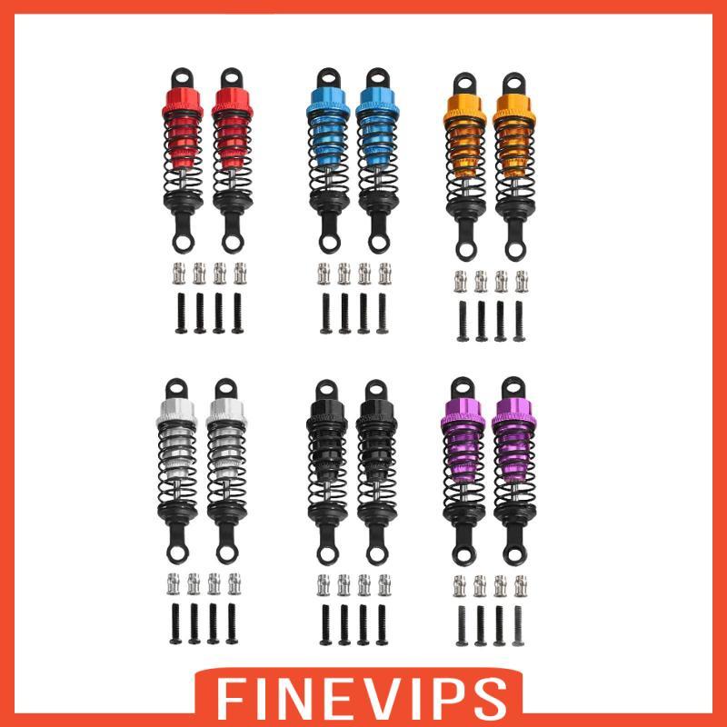 [Finevips] 2x RC โช้คอัพรถยนต์ 1/12 1/16 Scale อัพเกรดโลหะเปลี่ยนทนทาน 55 มม.RC Shocks Dampers สําหร