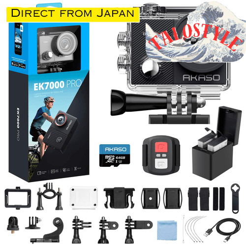 【Delivery fr Japan】กล้องแอคชั่น AKASO 4K 60MP