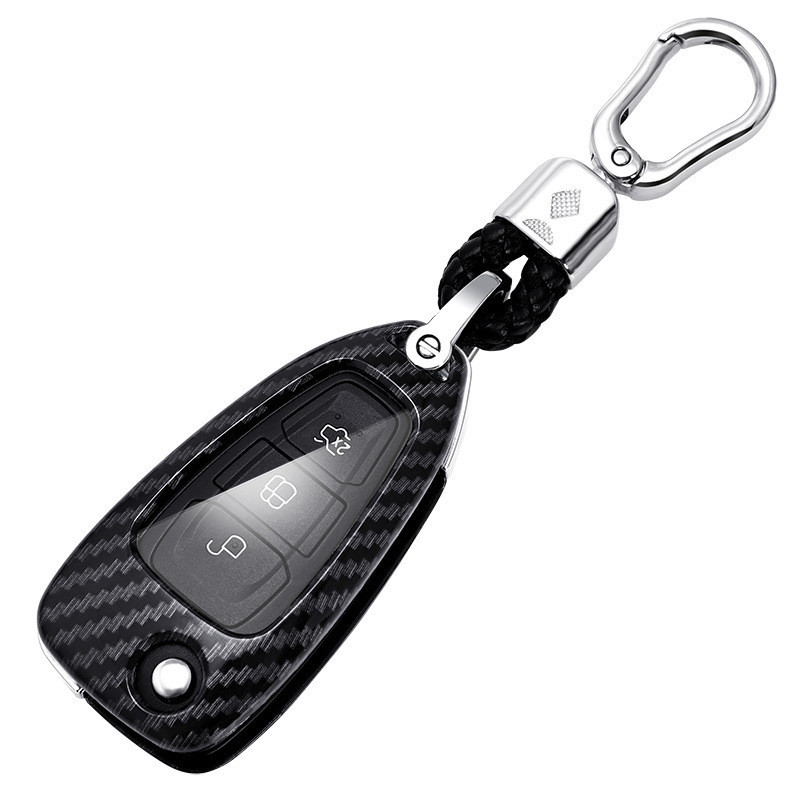 เหมาะสําหรับ Fox Key Cover 2018 Winghu Ford Fox รถ Key Case Shell Buckle พับคุณภาพสูงผลิตภัณฑ์โรงงาน