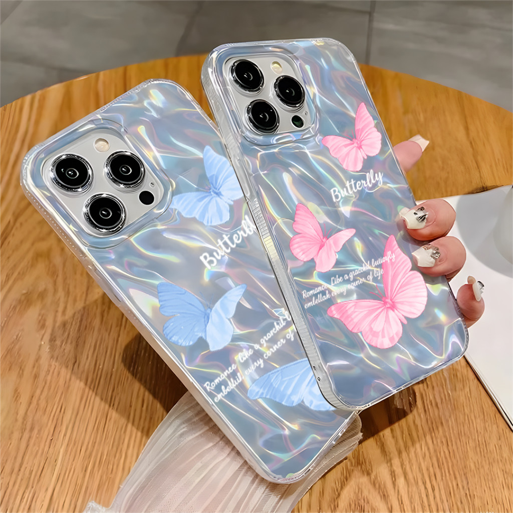 เคสผีเสื้อ เคสโฮโลแกรม SAMSUNG A36 5G/A56 5G A55 5G A54 5G A05 A05S A04 A04E A03 A50/A50S/A30S