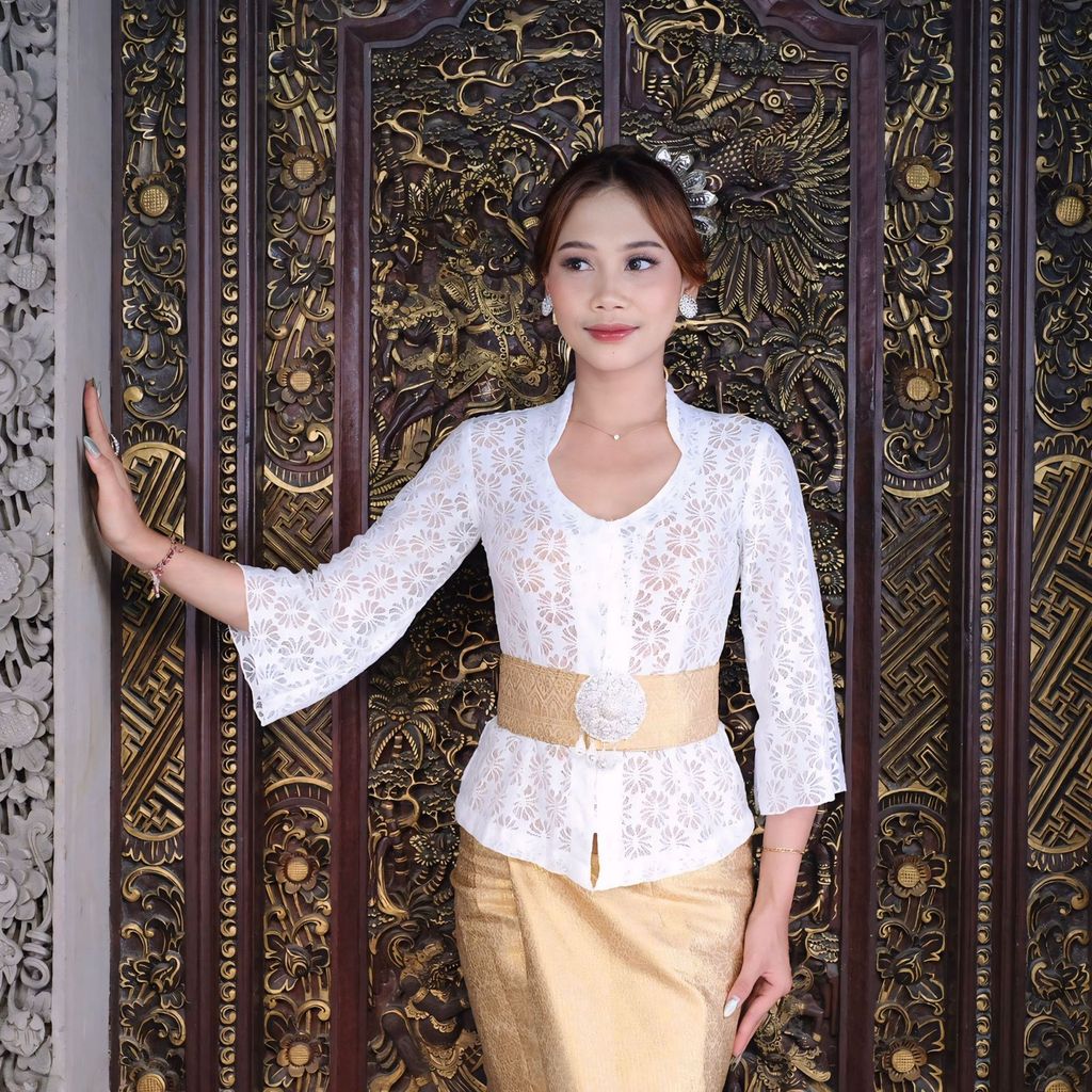 Kebaya J109 Synana Flower Jasmine Lihua Shanghai Bell Neci (เฉพาะเคบายา)