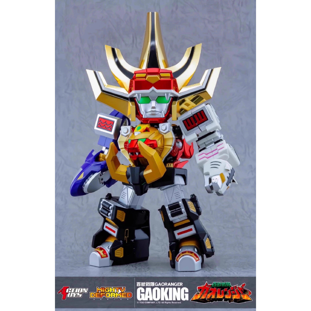 ( ✨ PRE-ORDER) - Action Toys - MIGHTY DEFORMED - GAORANGER GAOKING