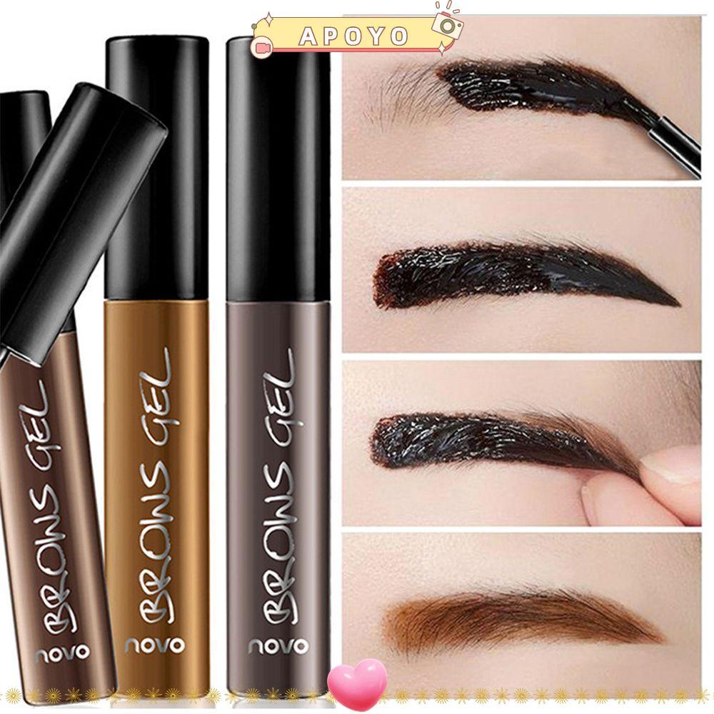APOYO Peel Tattoo Eyebrow Gel Up ถึง 3 วัน Brow Makeup Eyebrow Tint Tint Tint EyeBrow Gel