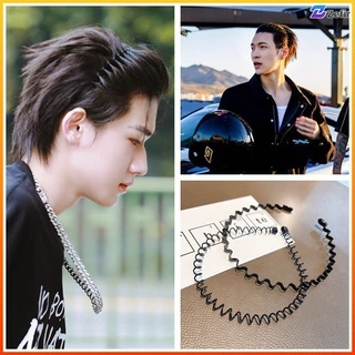 Zefir คาดผมคลื่นสีดำ ไม่ลื่น ไม่เจ็บหัว ใช้จัดแต่งทรงผมได้ ไม่จำกัดเพศ