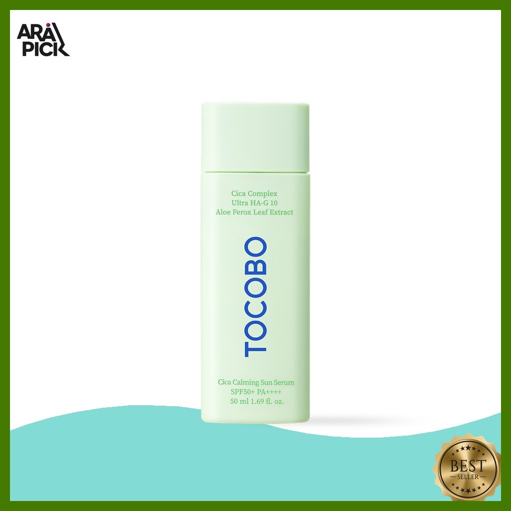 [Tocobo] Cica Calming Sun Serum 50ml / Korean Sun Serum / UV Protection / ของแท้ 100% โดย AraPick