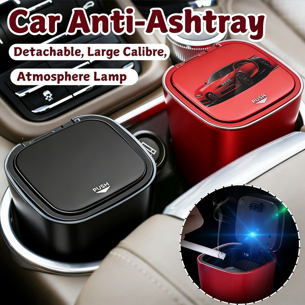 Anti-ashtray รถอุปกรณ์เสริมสําหรับ Honda Toyota Rubbish Bin Ashtray Bin Creative Ashtray ฝาครอบ Bin