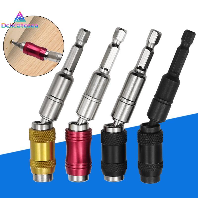 [Delicatesea] 1/4 นิ้ว Hex Magnetic Screw Drill Tip Qui Change Loing Bit Holder เจาะสกรูเครื่องมือ Drive Guide เจาะ Bit Extension Rod ใหม่