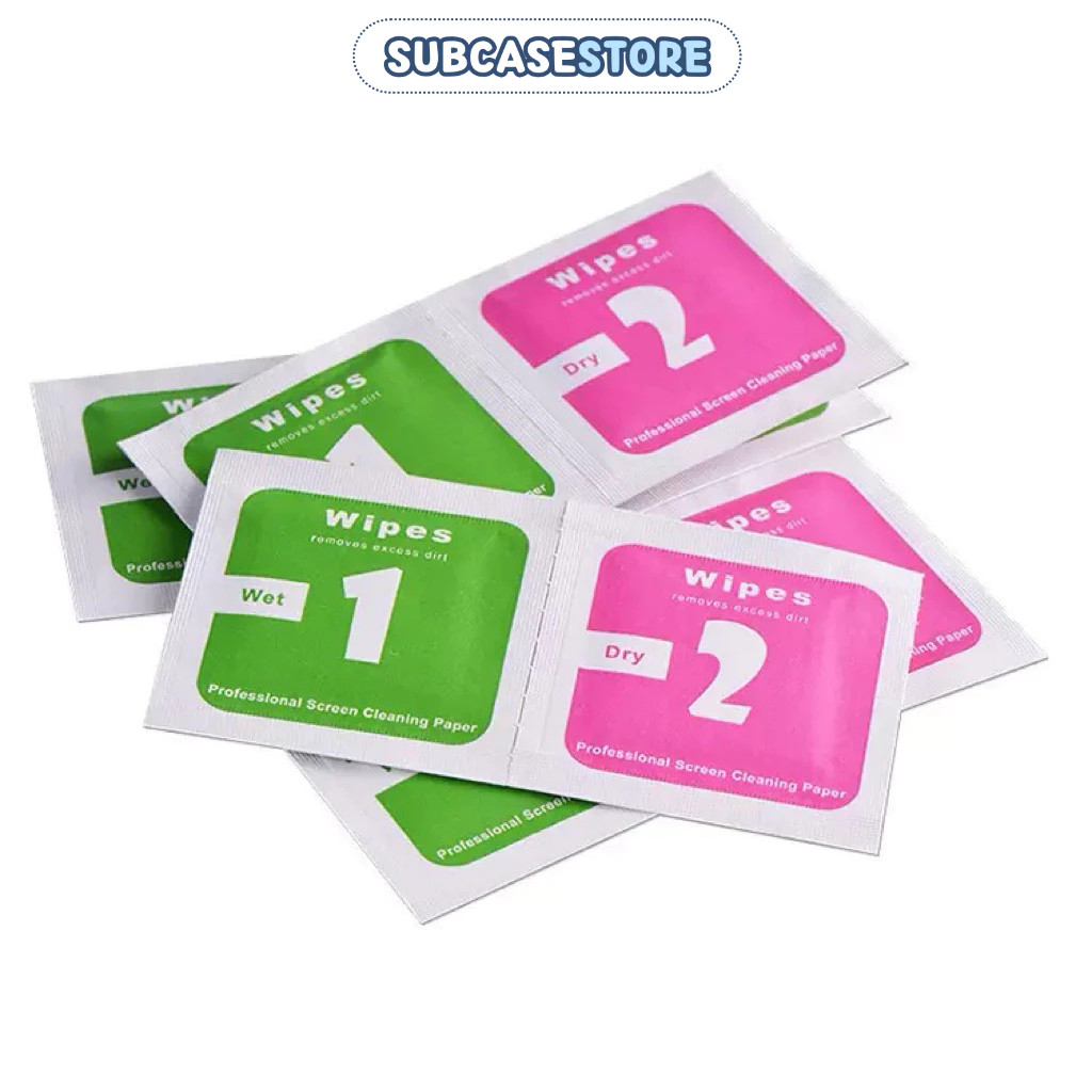 [CS] TEMPERED GLASS WIPES GADGET CLEANING TISSUE