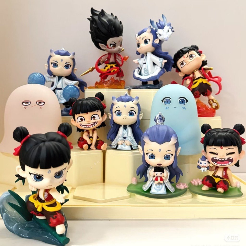 รูป Bond of Bubble Nezha Box Maton Natural Nezha Sea Demon Blind popmart Zhate Series เครื่องประดับ