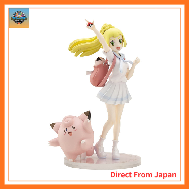 Reorder: Pokémon Center Original Figure Lillie Cheer Up & Clefairy【Direct from Japan】