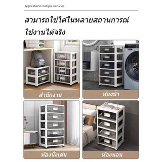 ตู้เก็บของแบบลิ้นชัก หลายชั้น ใช้ได้หลายที่ ออฟฟิศ ห้องน้ำ โต๊ะ ดีไซน์สำหรับช่องแคบ