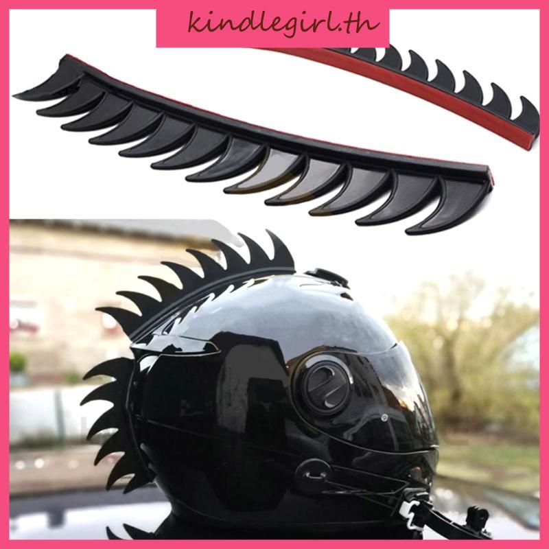 KING หมวกกันน็อคมอเตอร์ไซค์ Punk Style Cockscomb Sticker Mototbike Helmets Stickers