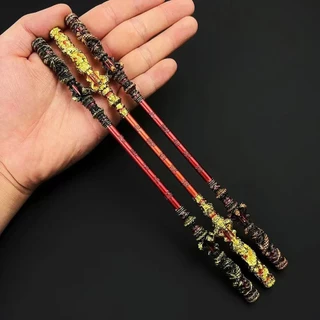 Black Myth Wukong เกม Sun Wukong golden cudgel รุ่นวัสดุเหล็ก Monkey King หัตถกรรม 22/30 ซม
