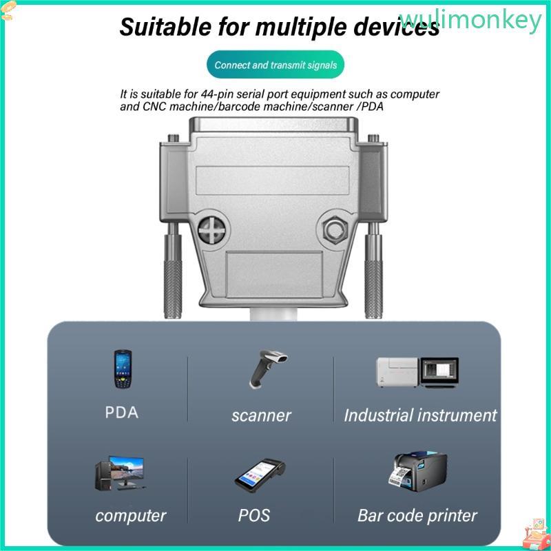 WU 28AWG DB44 ชายหญิง Extension Data Cord HDB44 Data Transmission Cable Wire