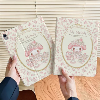 🔥พร้อมส่ง🔥เคสiPadพับได้ Melody Gen11 Pro13 2025 Air7/6 11 Air5/4 ดอกไม้ เคสไอแพด Gen6/5 Air3 Mini7/6