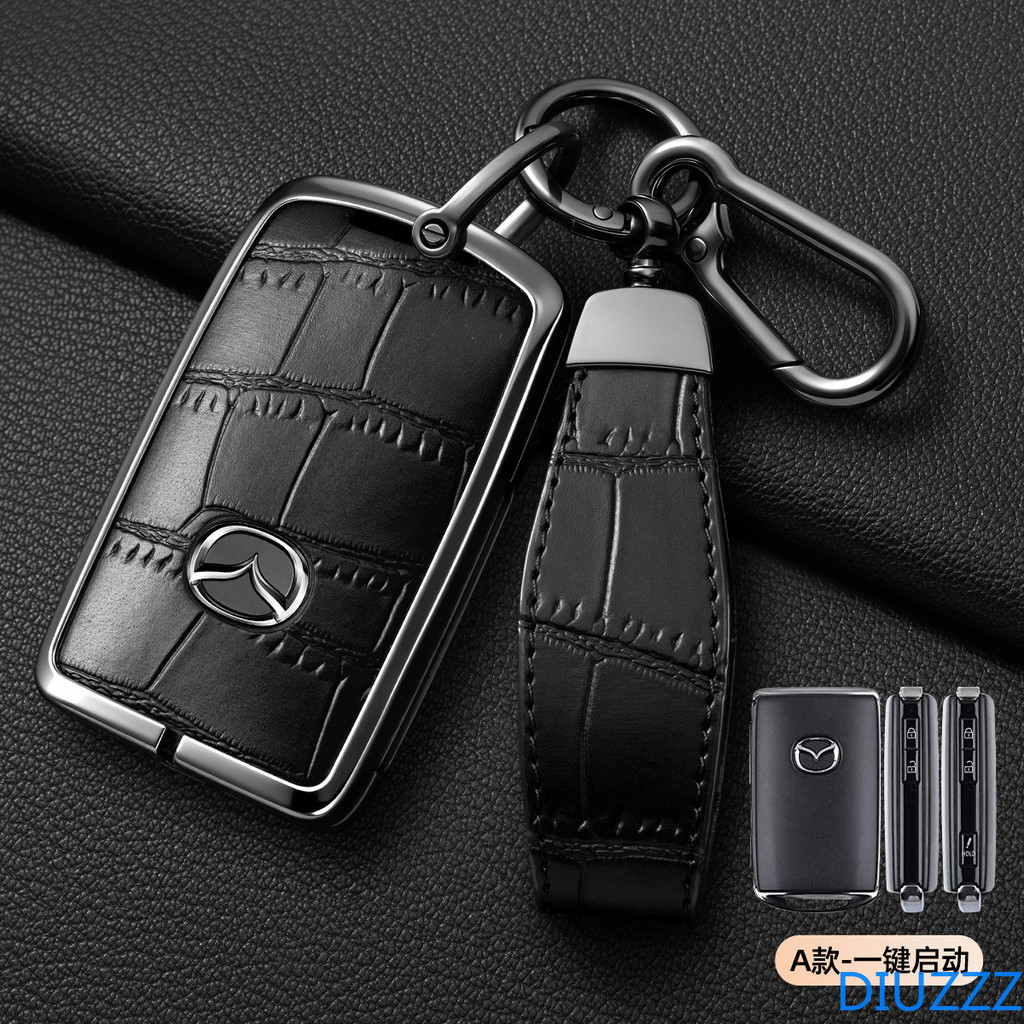 สําหรับ MAZDA cx5 2 3 6 gh cx3 cx 5 cx9 cx8 CX30 G20 MX-5 MX30 X5 X9 ss30 CX60 CX90 โลหะหนังกุญแจรถส