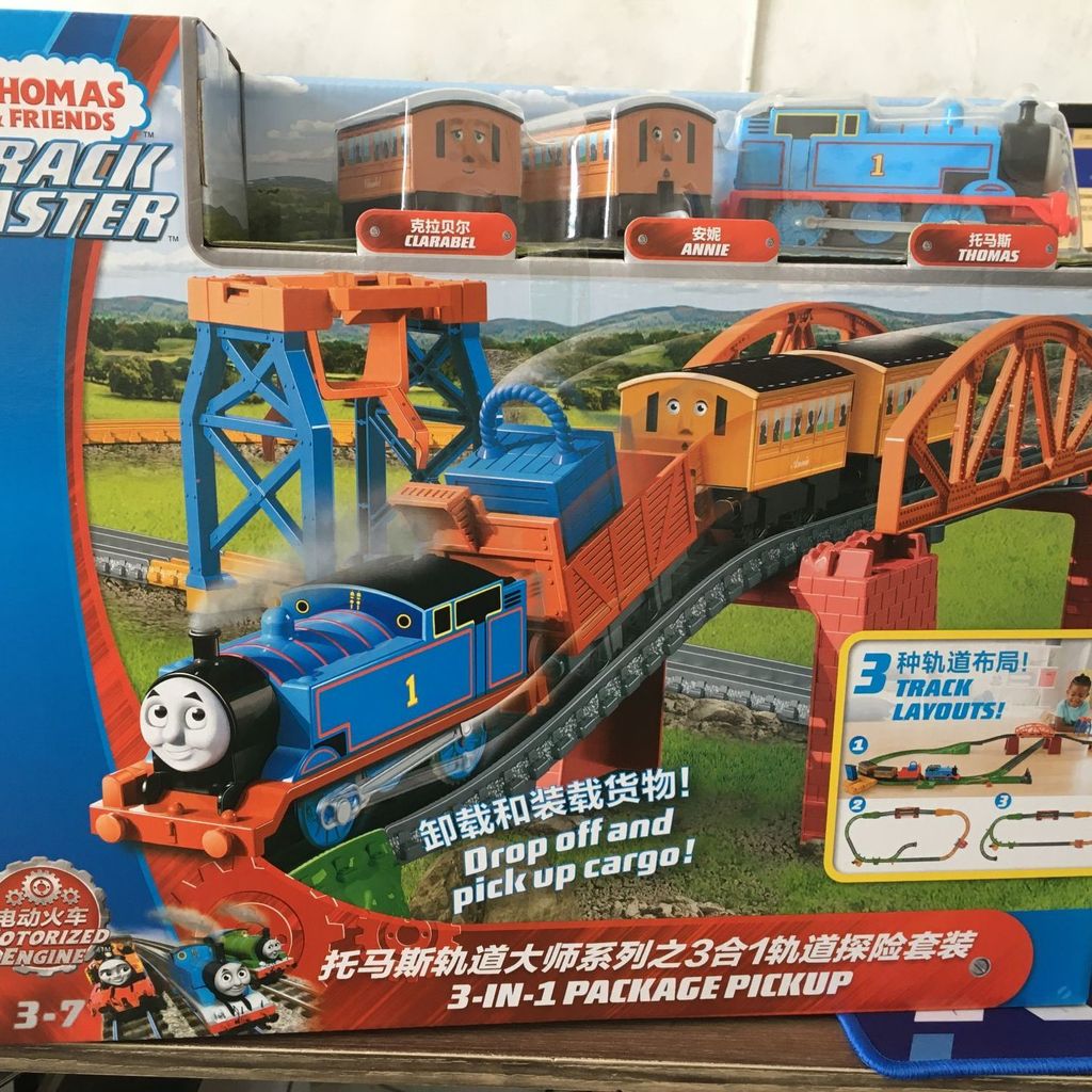 Thomas Train Track Master Series 3 in 1 Track Adventure Set Track ของเล่นเด็กการศึกษา GPD88