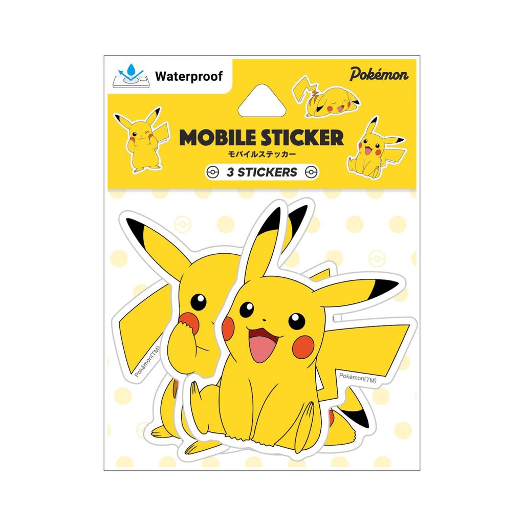 Gourmandies Pokemon Mobile Sticker Pikachu POKE-840A