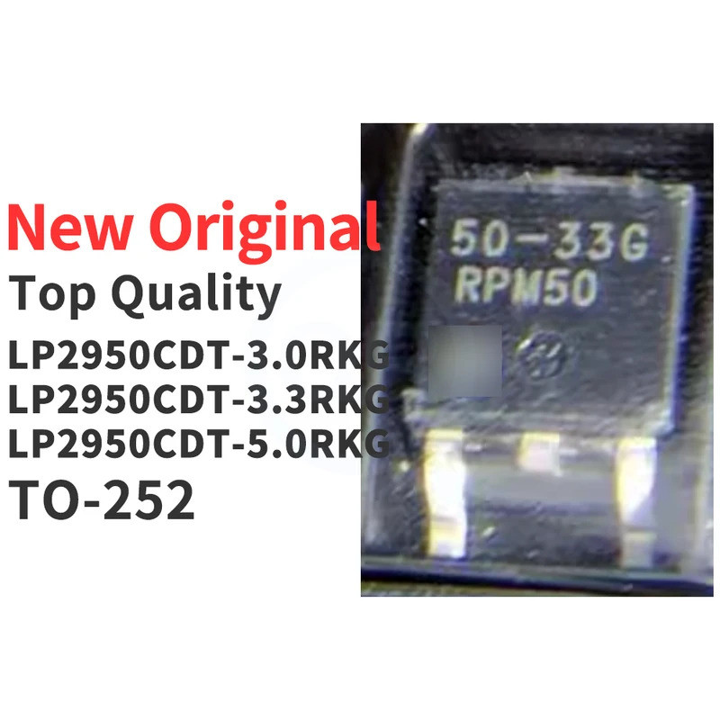 5PCS LP2950CDT-3.0RKG LP2950CDT-3.3RKG LP2950CDT-5.0RKG TO-252 ชิปใหม่ ic