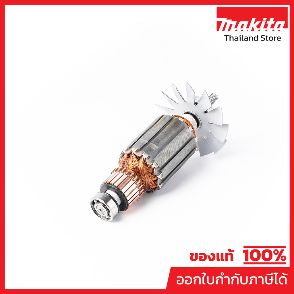 MAKITA มากีต้า MA9218BL อะไหล่ทุ่นไฟฟ้า 9218BL(PBL) ARMATURE ASS'Y 220V FOR 9218BL (PBL) Code 516108