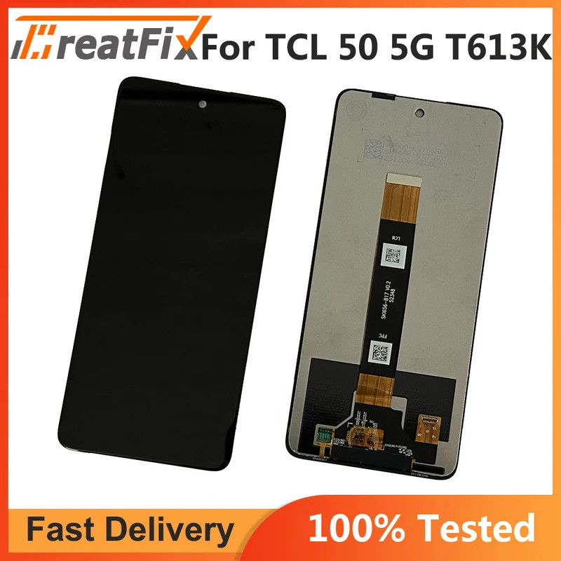 ทดสอบ 6.6 "สําหรับ TCL 50 5G T613K จอแสดงผล LCD Touch Screen Digitizer Full Assembly สําหรับ TCL 50 