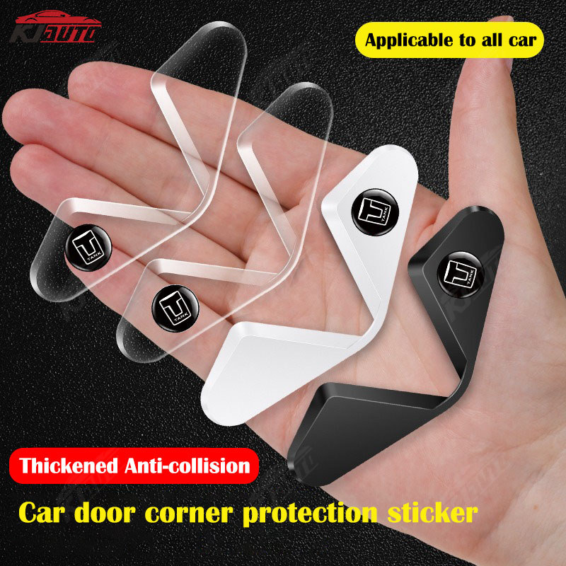4 ชิ้นถังรถมุมประตูสติกเกอร์ประตู Collision Protector สําหรับ GWM ถัง 300 500 700 Tank300 Hi4-T