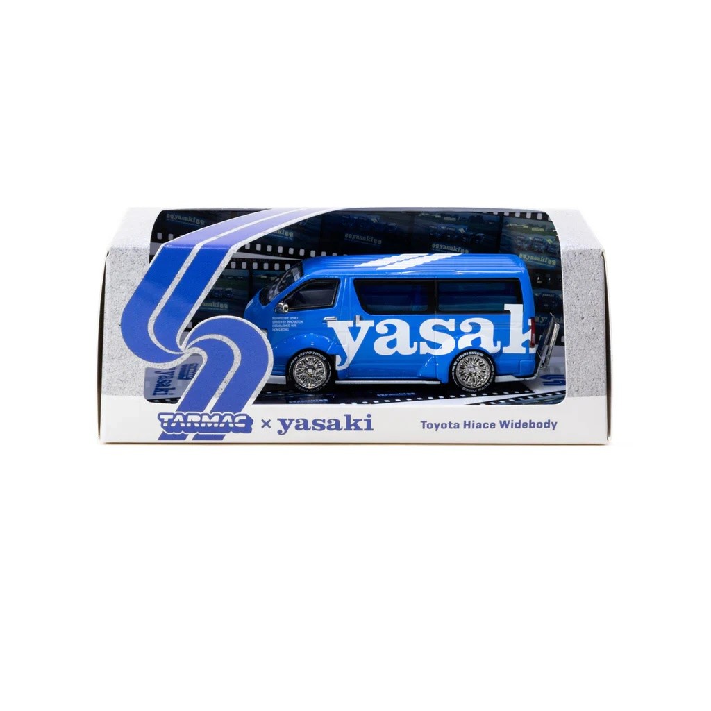 Tarmac Works 1:64 HOBBY64 Yasaki Toyota Hiace Widebody T64-038-YAS