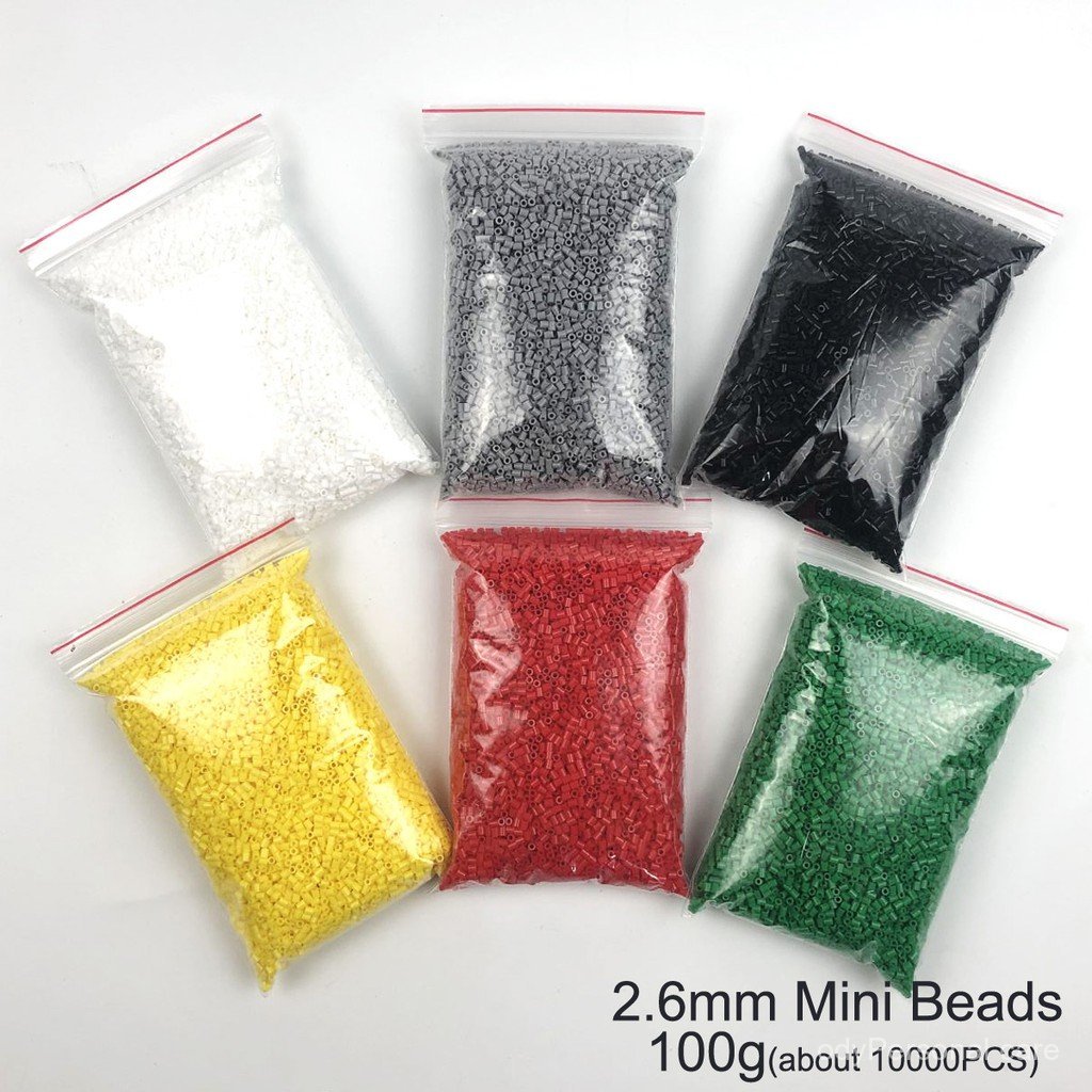 Yantjouet 2.6mm Mini Beads 100g about 10000PCs OPP Bag Packing Iron Beads for kid Hama Beads diy Puz