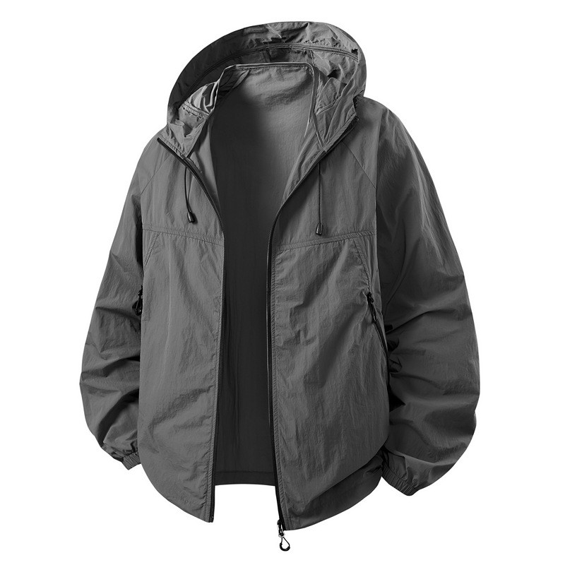 夏季防晒衣连帽防晒服皮肤衣男士情侣夏季超薄款透气Summer Sun Protection Clothing Hooded Sun Protection Clothing Skin Clothing 