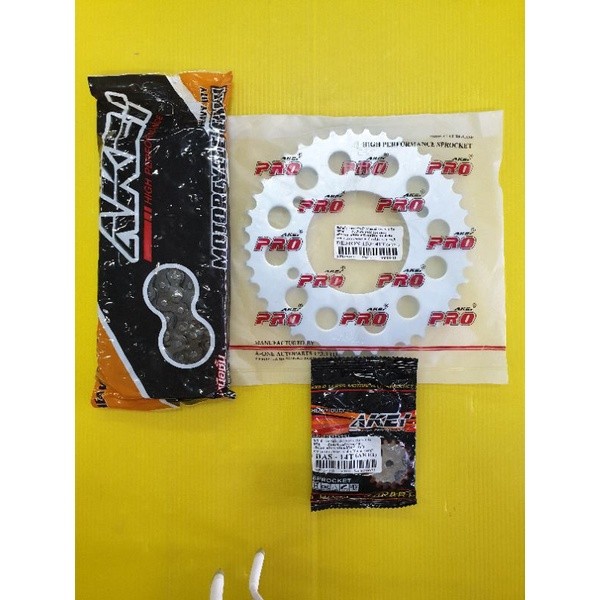 โซ่สเตอร์ gpx demon150 gr/gn 428-126-14-41t akei อย่างดี โซ่สเตอร์ demon