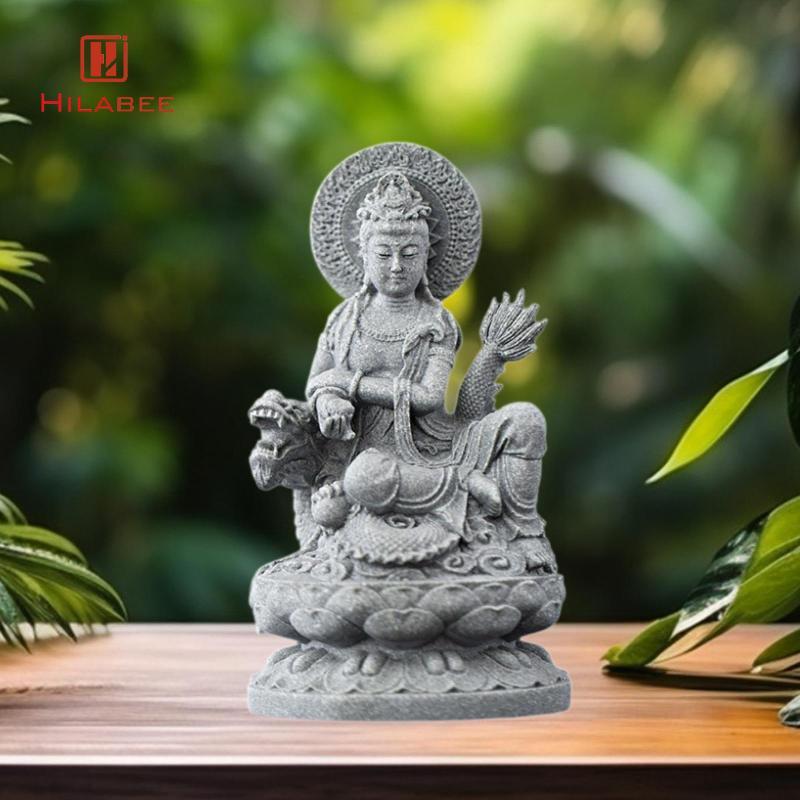 HILABEE รูปปั้นเจ้าแม่กวนอิมแบบดั้งเดิม Kuanyin ประติมากรรมพระพุทธรูปหญิงสําหรับ
