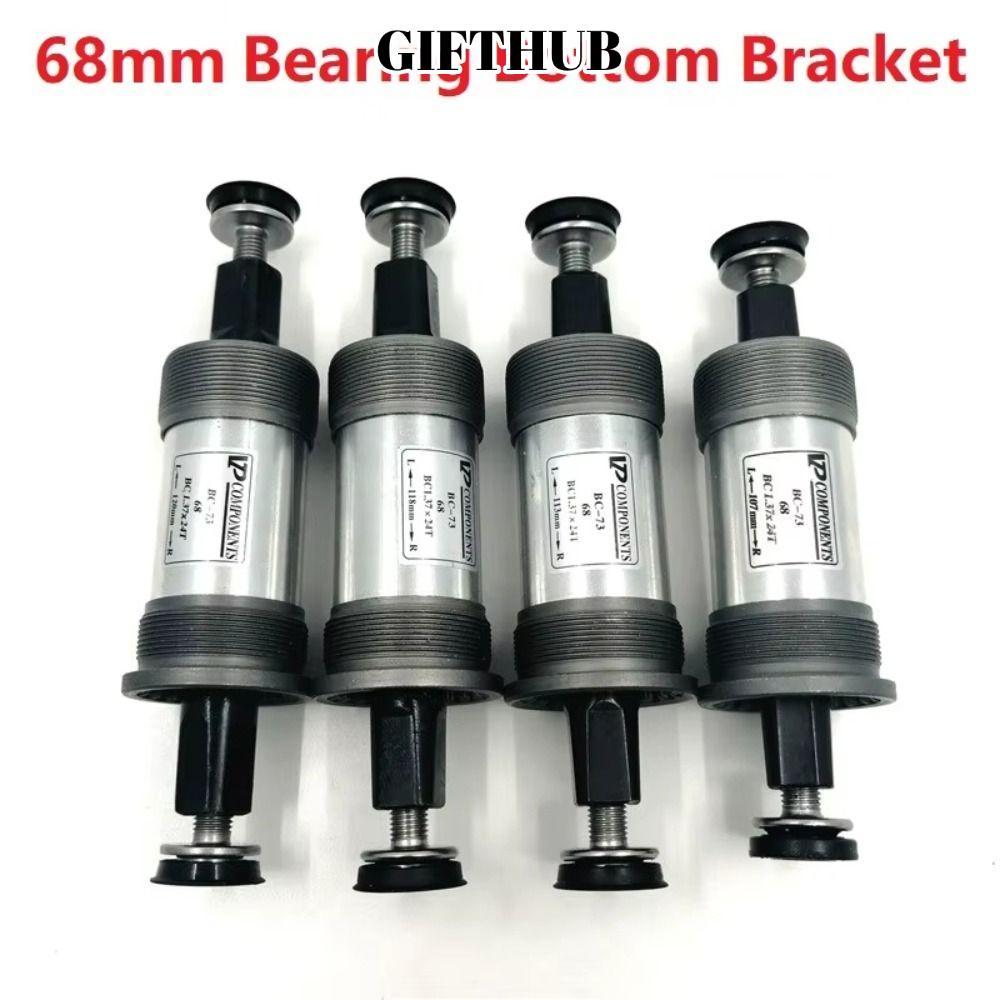 ชุดเพลาจักรยานเสือภูเขา VP-BC73 ขนาด 68 มม., พร้อมวงเล็บด้านล่าง และ Square Tapered Crankset