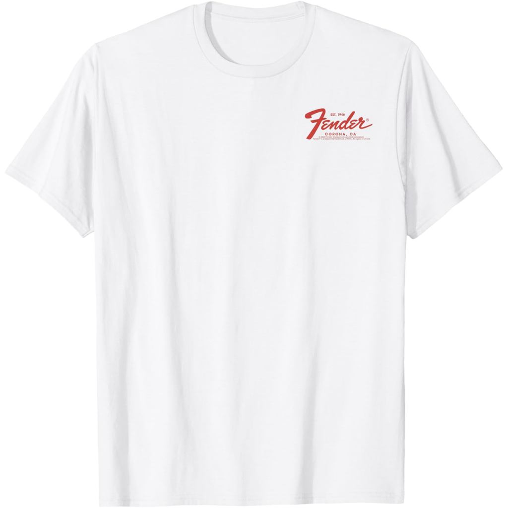 เสื้อยืด Fender Vintage Guitar Pocket Logo ไซส์เล็ก