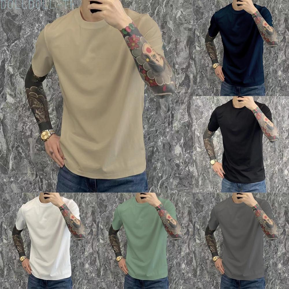 [Dolldoll]Basic Undershirt Slight Stretch Solid Color Pattern Brand New High Comfort