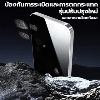 TBTIC ฟิล์มกันมอง 360° กระจกนิรภัย Privacy สำหรับ iPhone 17/16/15/14/13/12/11 Pro Max/XS/XR